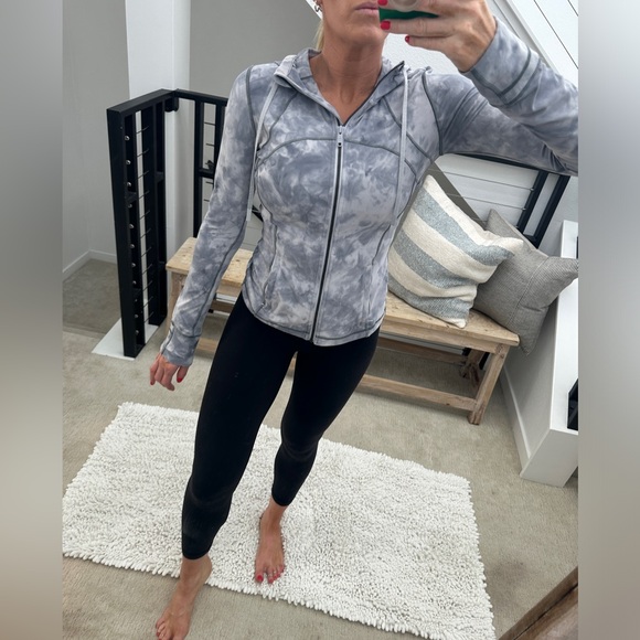 lululemon athletica Jackets & Blazers - Lululemon Hooded Define Jacket Marble Gray Athleisure Workout | Size 6
